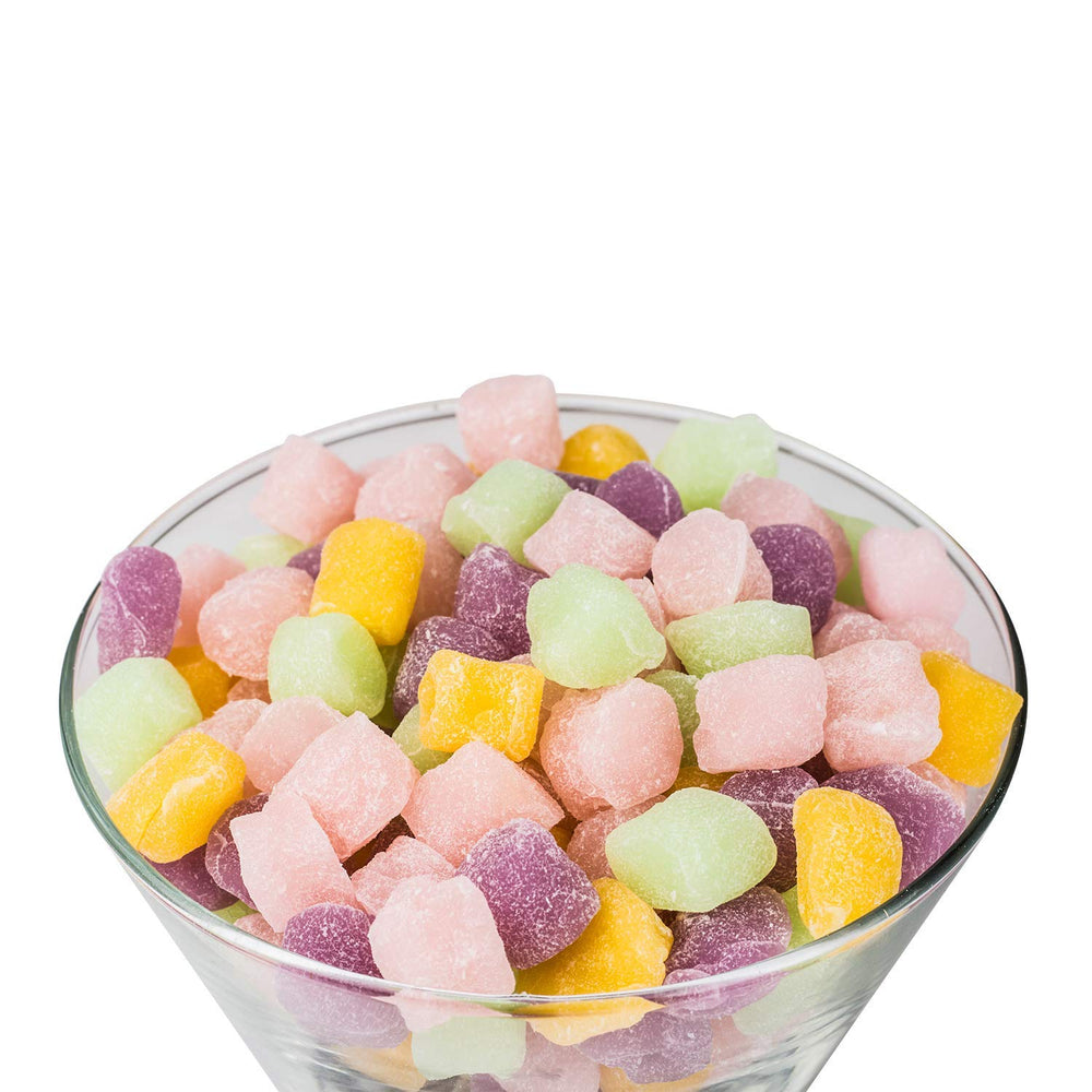TEA ZONE Mochi bites arranged to showcase chewy texture.