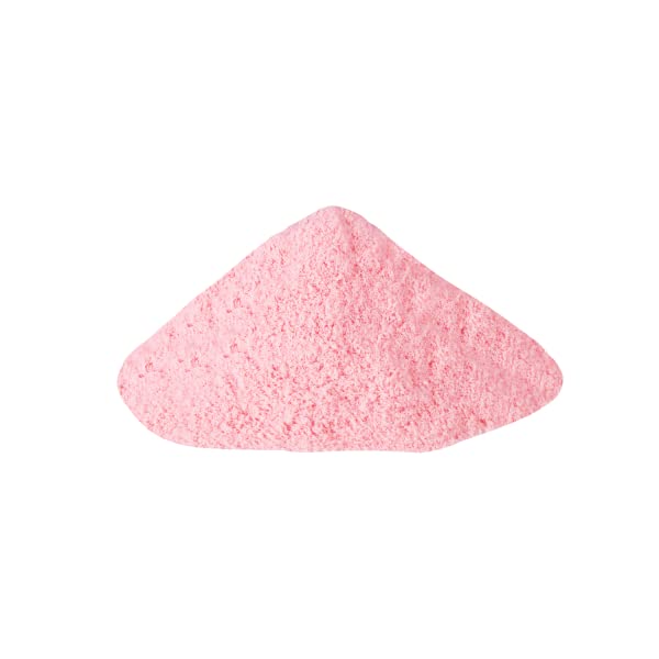 Tea Zone Strawberry Powder being poured into a glass for a smoothie.