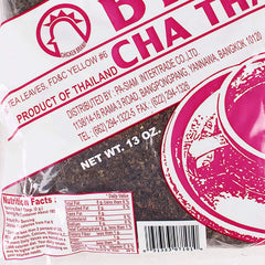 Tea Zone Thai tea leaves packaging sealed to preserve freshness.