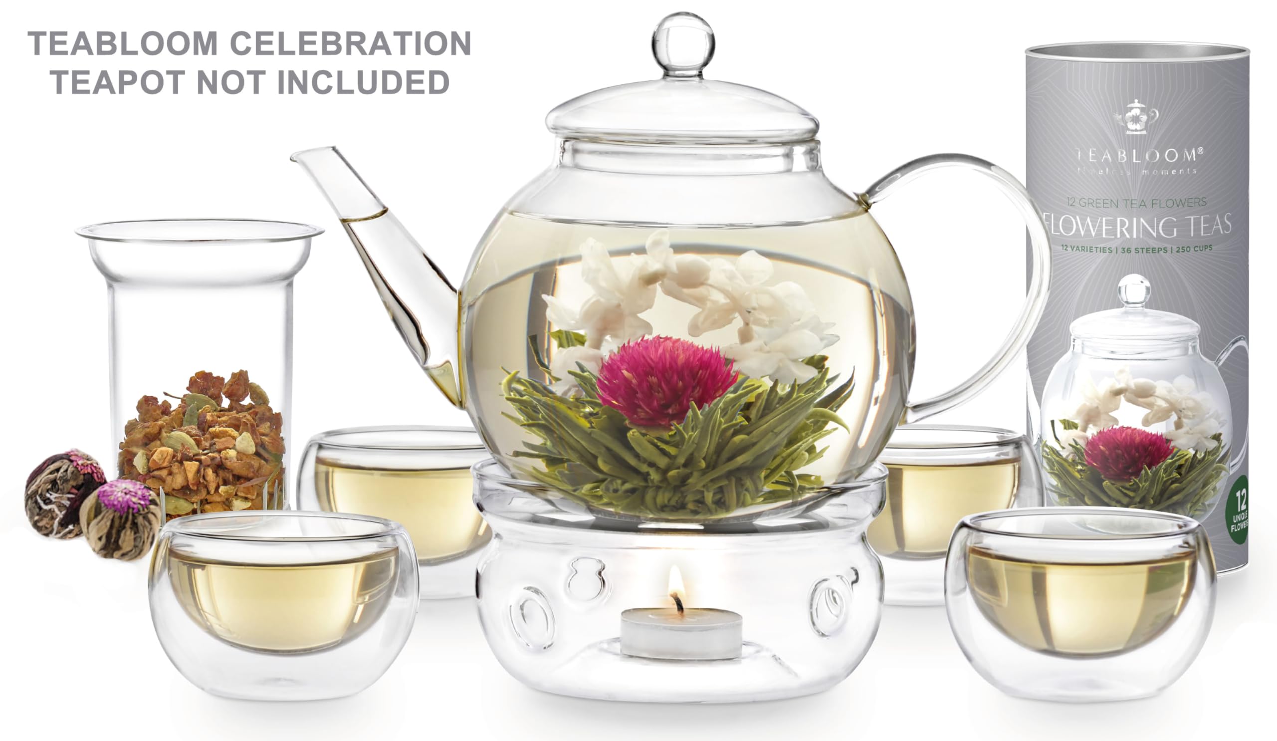 Teabloom Floral Passion bloom reveals rich floral notes in every infusion