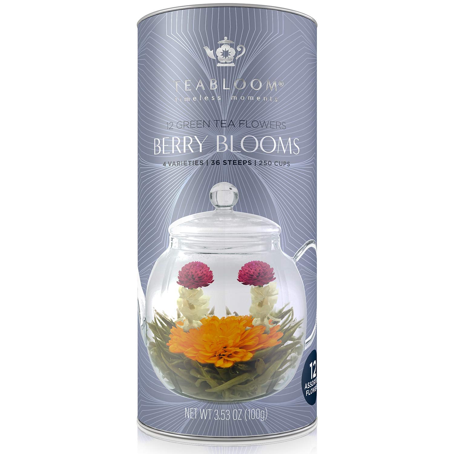Teabloom premium packaging highlights luxury gifting and display value.