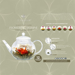 Teabloom Jasmine Flowering Tea gift-set packaging ready for gifting celebration.