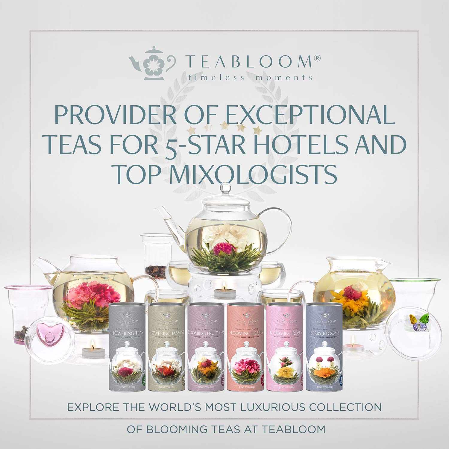 Teabloom litchi peach tea blends tropical aroma with balanced flavor.