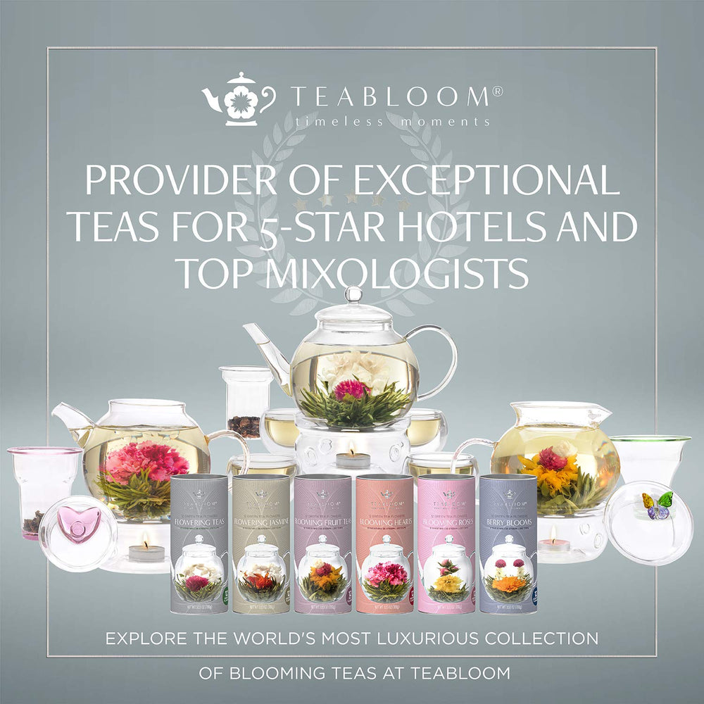 Teabloom Rising Spring bloom fills your brew with fresh fragrance