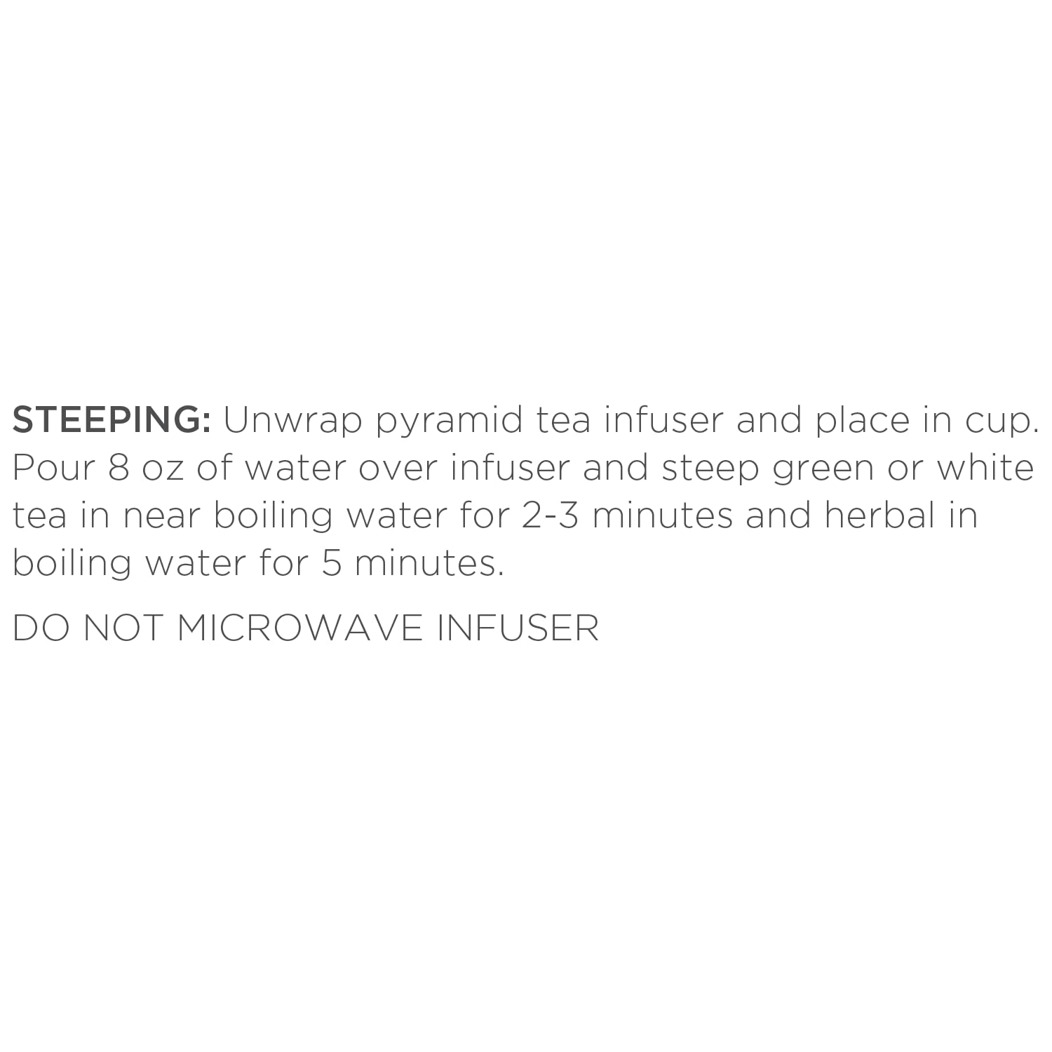 Tea Forte Lemon Lavender tea bag showing citrus floral notes and soothing aroma.
