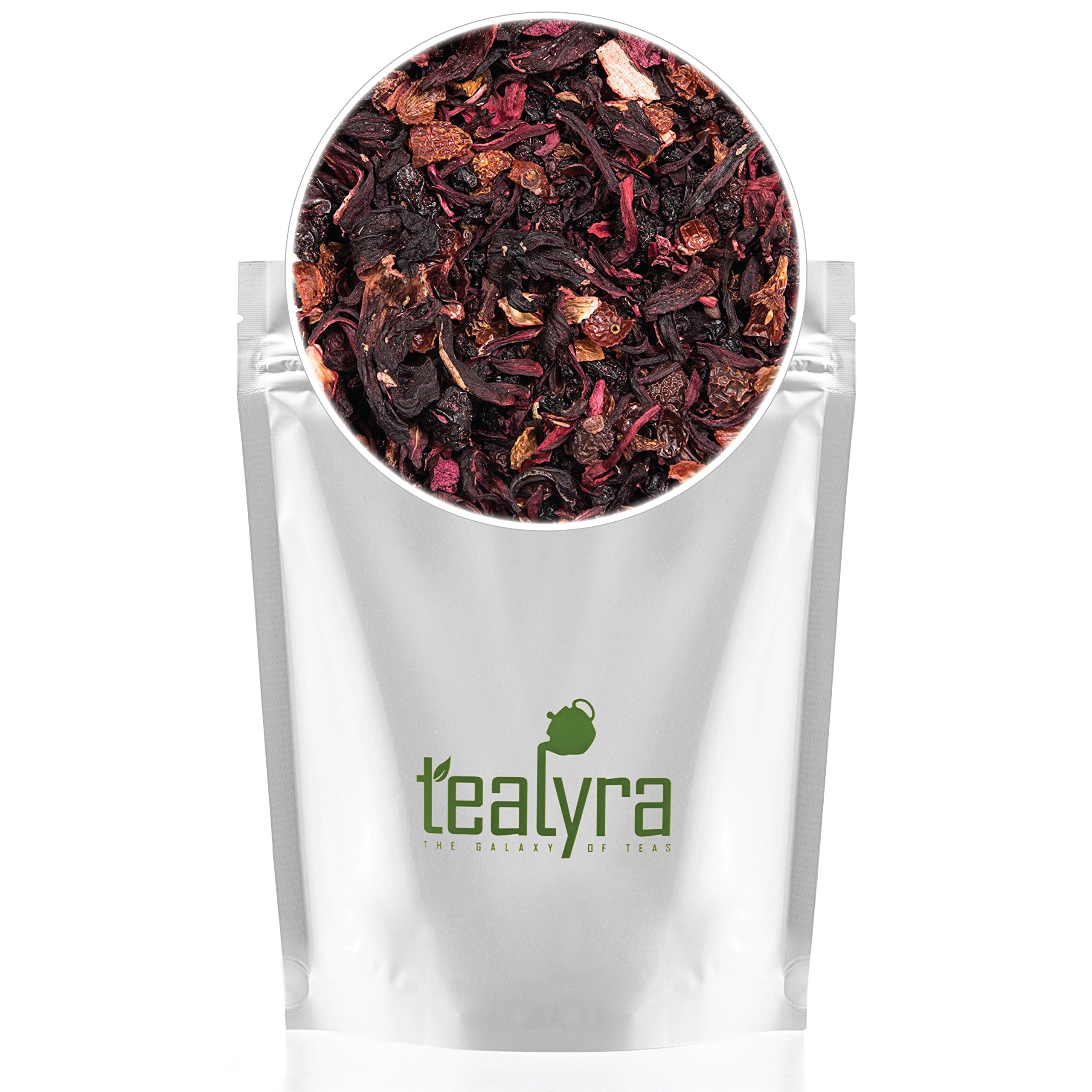 Tealyra Cherry Goddess packaging-110g shows premium loose leaf tea.