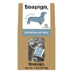 Teapigs Darjeeling Earl Grey tea temples brewing a rich bergamot-infused cup.