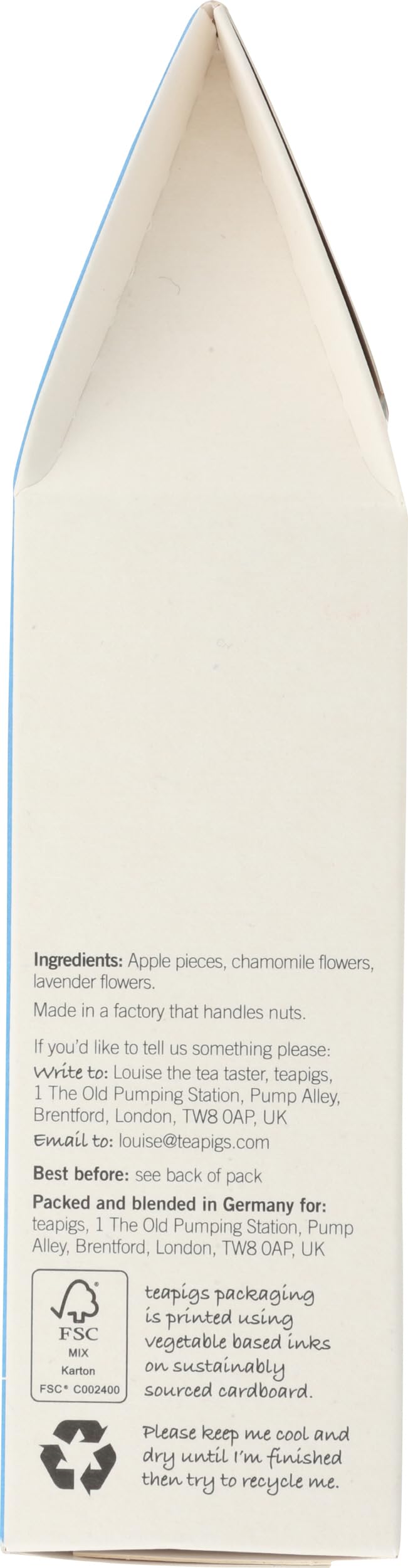 Aromas of flowers and fruit waft from Teapigs Snooze infusion