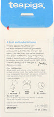 Biodegradable Teapigs Snooze tea bag highlighting eco-friendly packaging