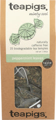 teapigs Peppermint Leaves Tea Bags deliver bold, refreshing flavor with caffeine-free intensity.