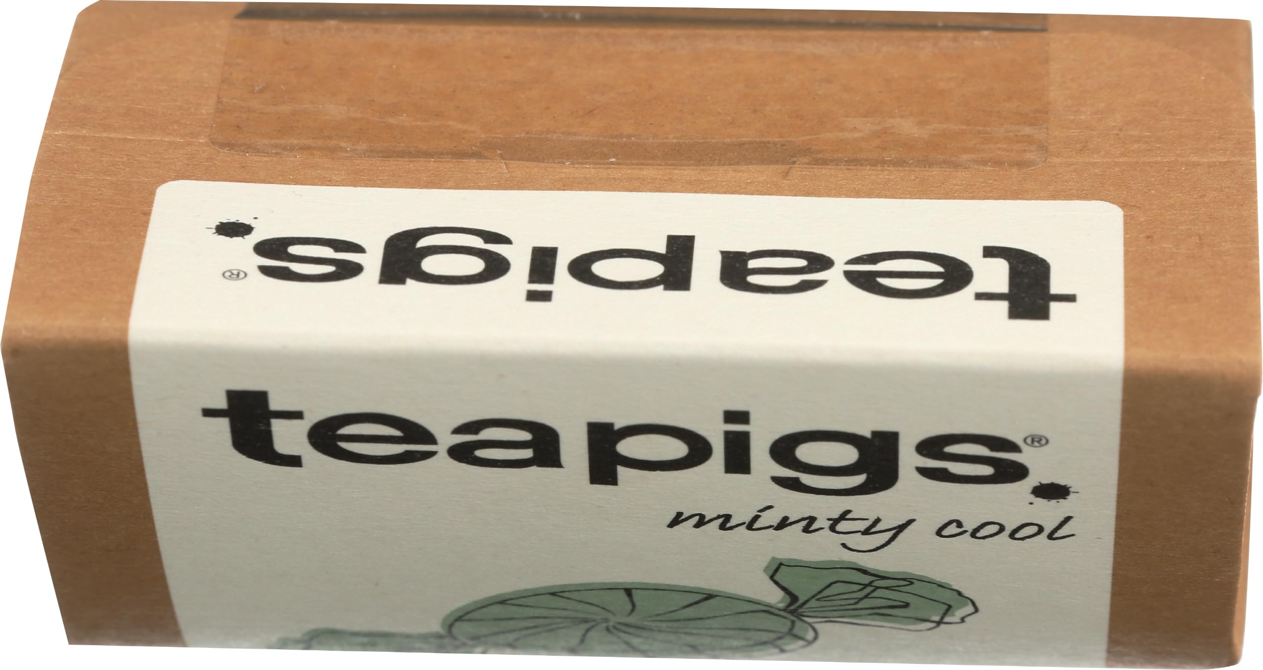 teapigs Peppermint Leaves Tea Tin demonstrates ready-to-brew freshness and organization.