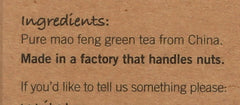 teapigs Tea Green Mao Feng steaming cup inspires a calm afternoon ritual.