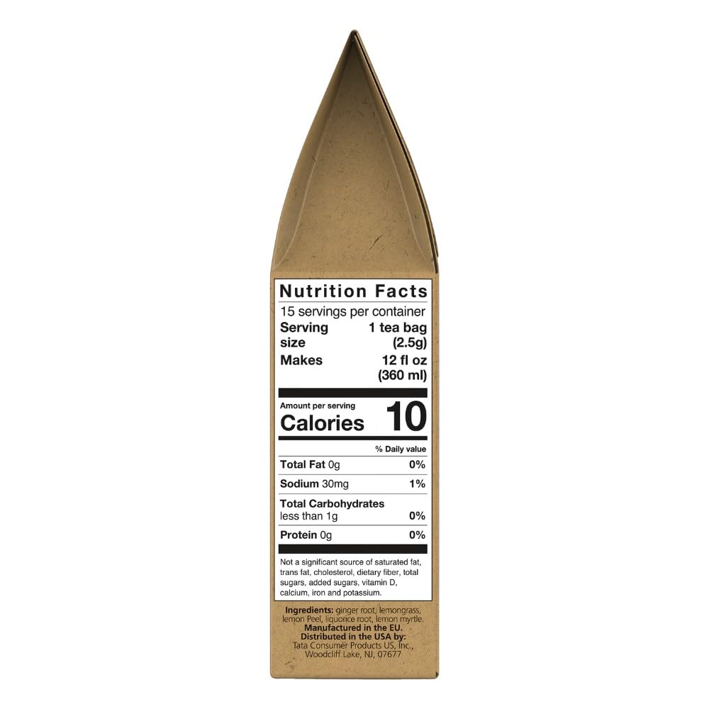 teapigs tea lemon and ginger ginger-slices: warm spice notes perfect for cozy moments