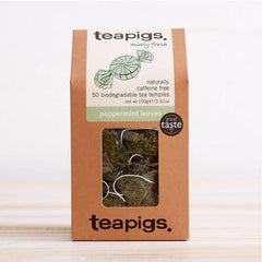 Teapigs whole-leaf peppermint with crisp aroma and bright flavor in every brew