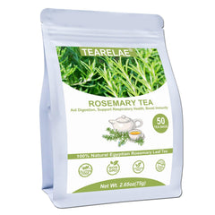 TEARELAE rosemary tea bag in cup for soothing digestion