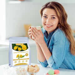 TEARELAE dandelion leaf and root tea bags ready to brew a soothing cup