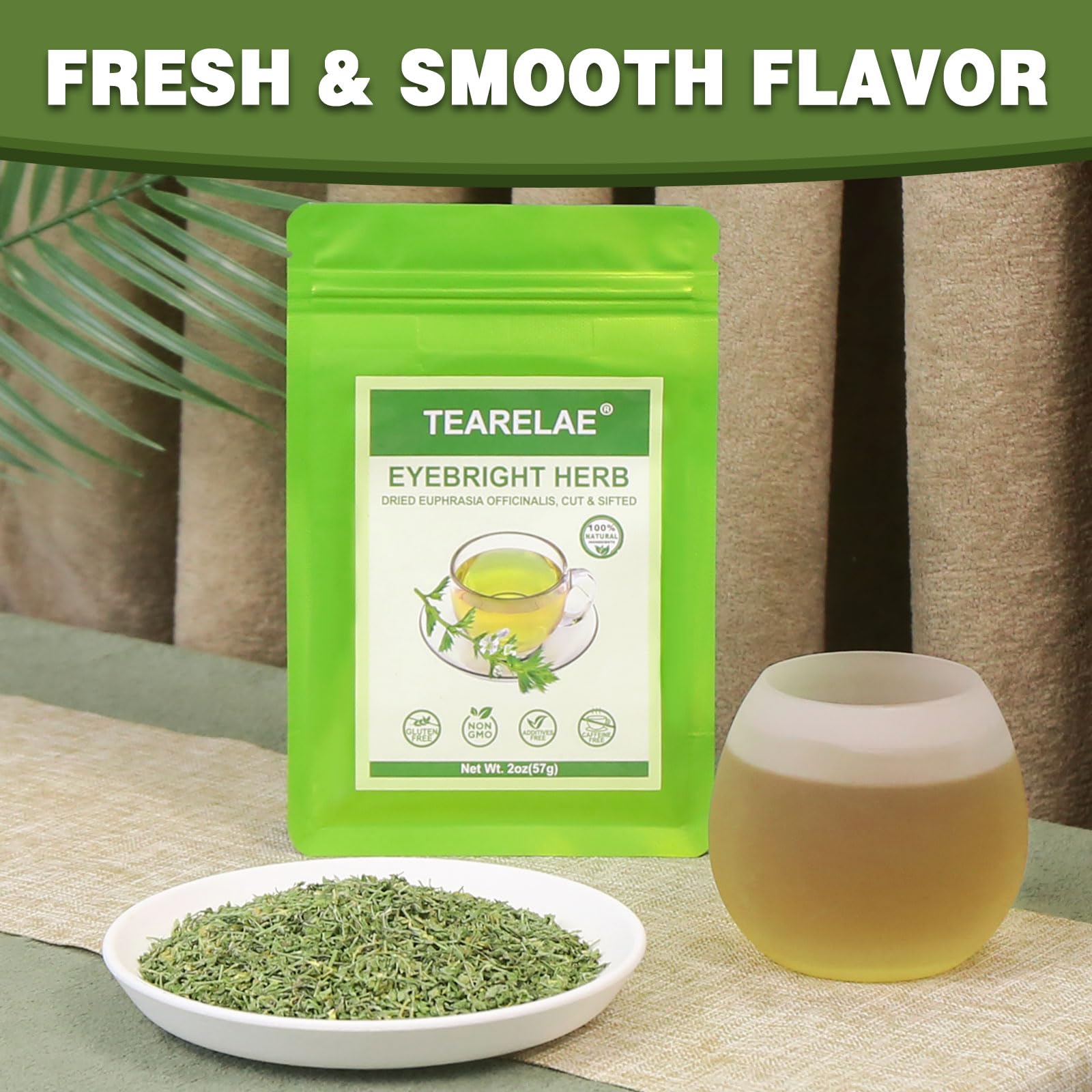 TEARELAE eyebright aroma enhances tea rituals with grassy, uplifting notes.