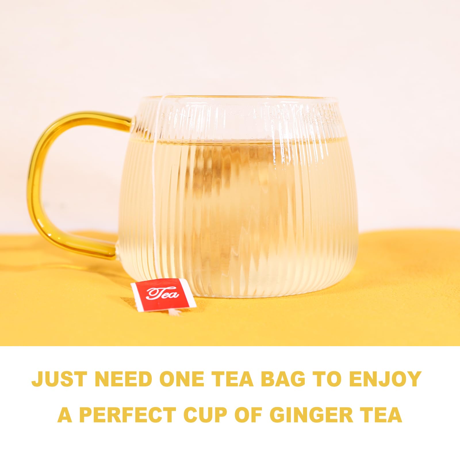 TEARELAE ginger tea bags ultrasonic-seal demonstrates glue-free, safe brewing
