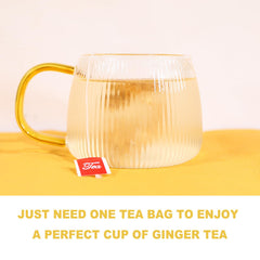 TEARELAE ginger tea bags ultrasonic-seal demonstrates glue-free, safe brewing