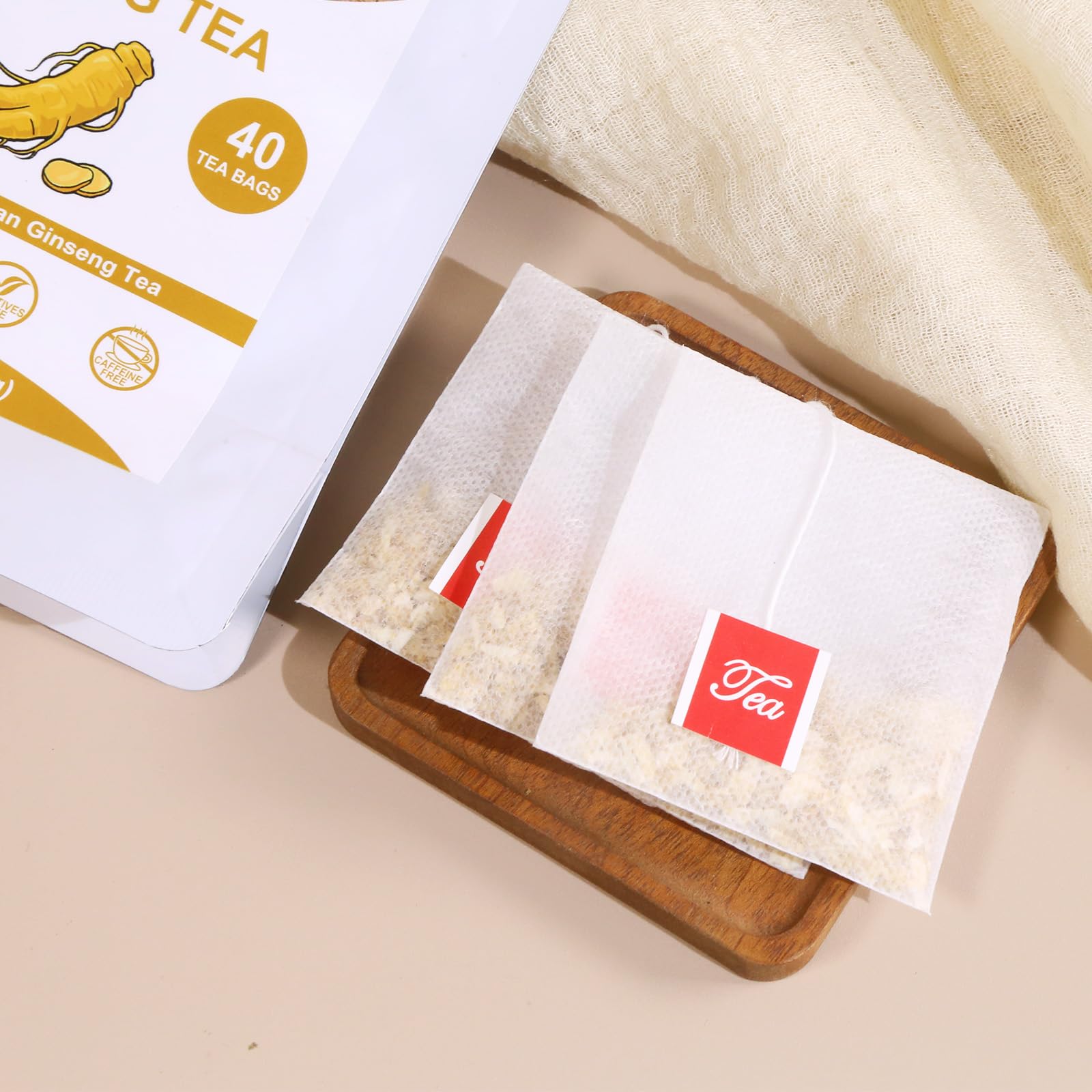 TEARELAE ginseng tea ultrasonic sealing preserves pure flavor