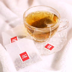 TEARELAE Holy Basil Tea Bags in resealable bag, convenient for sharing and freshness.