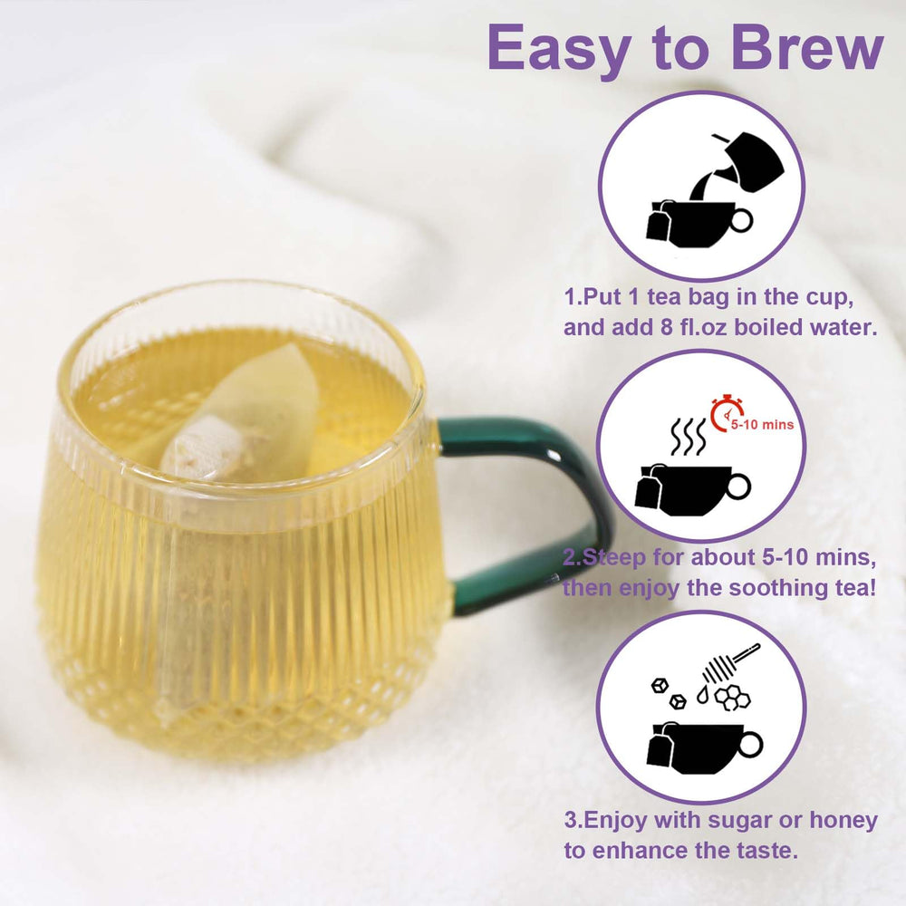 TEARELAE Hyssop Tea resealable pouch keeps tea fresh between uses.