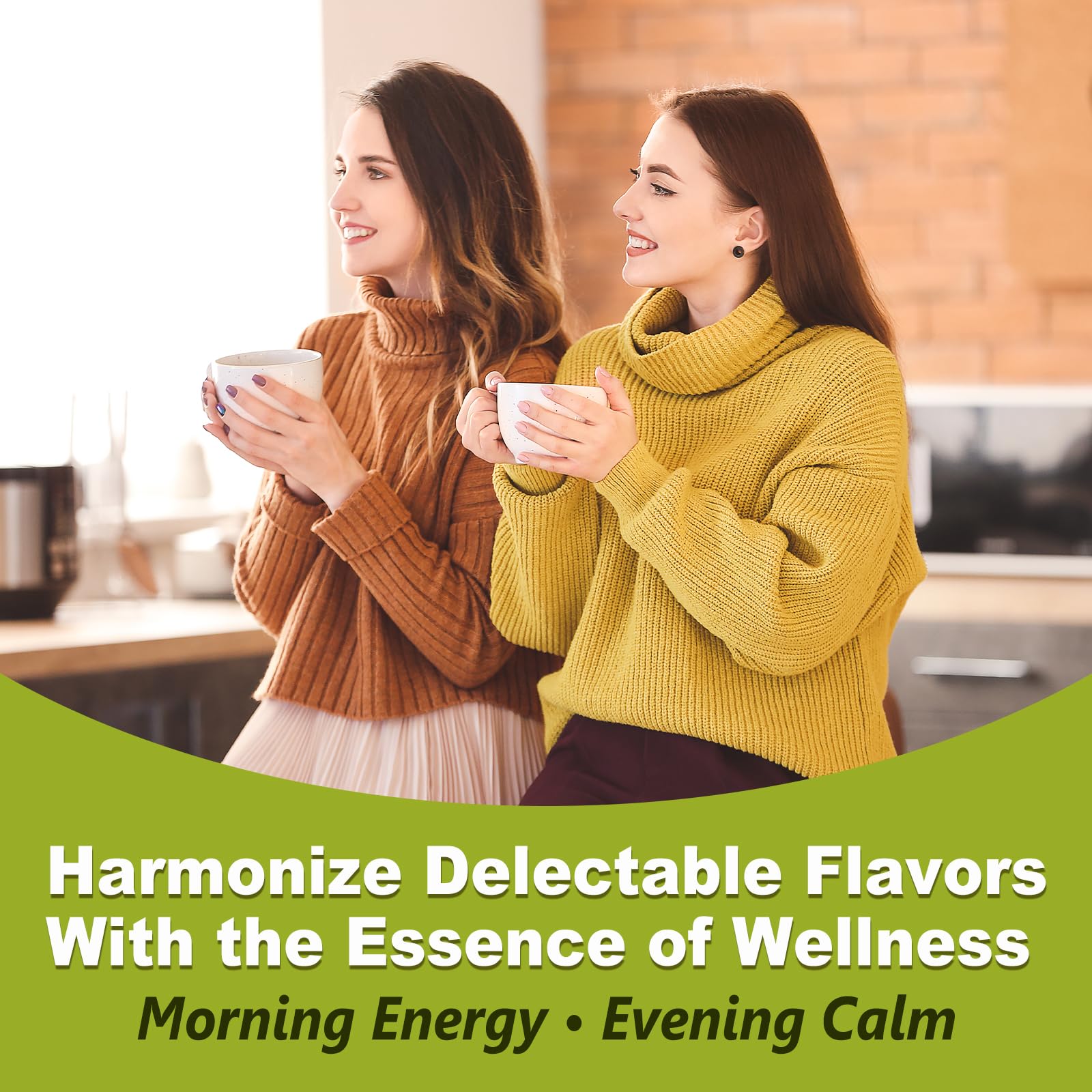 Caffeine-free TEARELAE tea ideal for evening enjoyment.