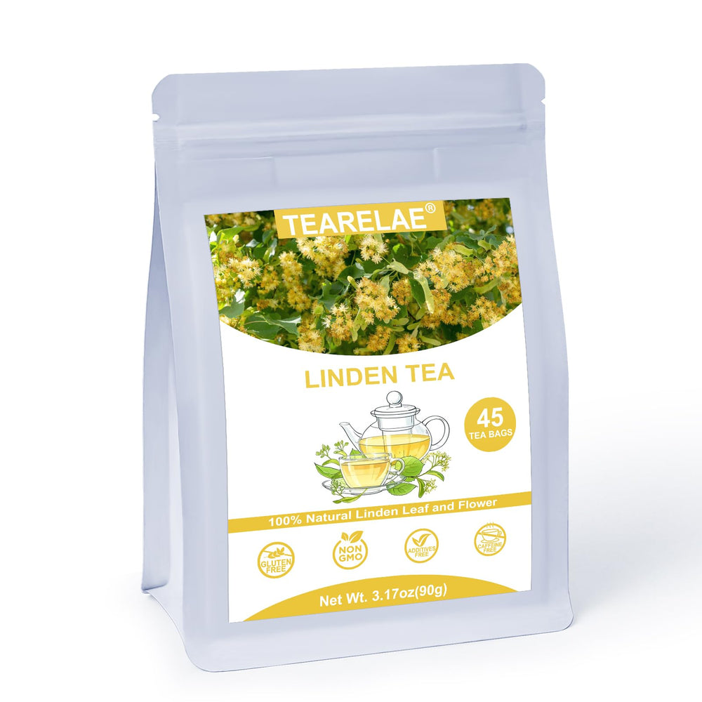 TEARELAE Linden Tea Bags 45-count pack for a soothing evening ritual.