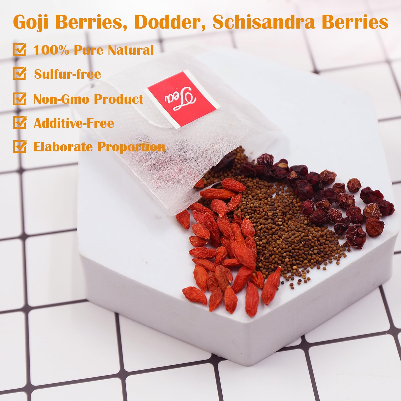 TEARELAE resealable tea bag packaging ensures freshness and easy storage.