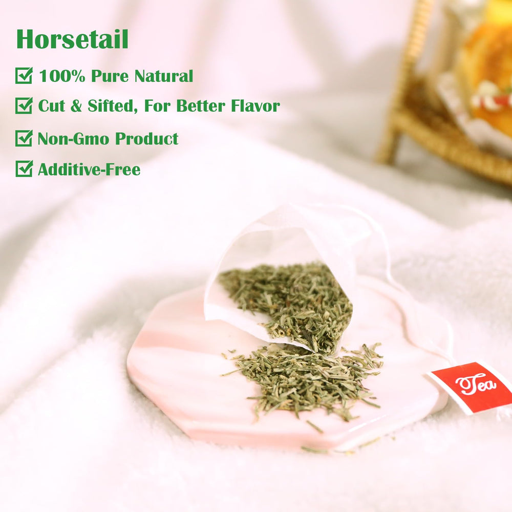 TEARELAE selected horsetail leaves highlight herb quality and aroma
