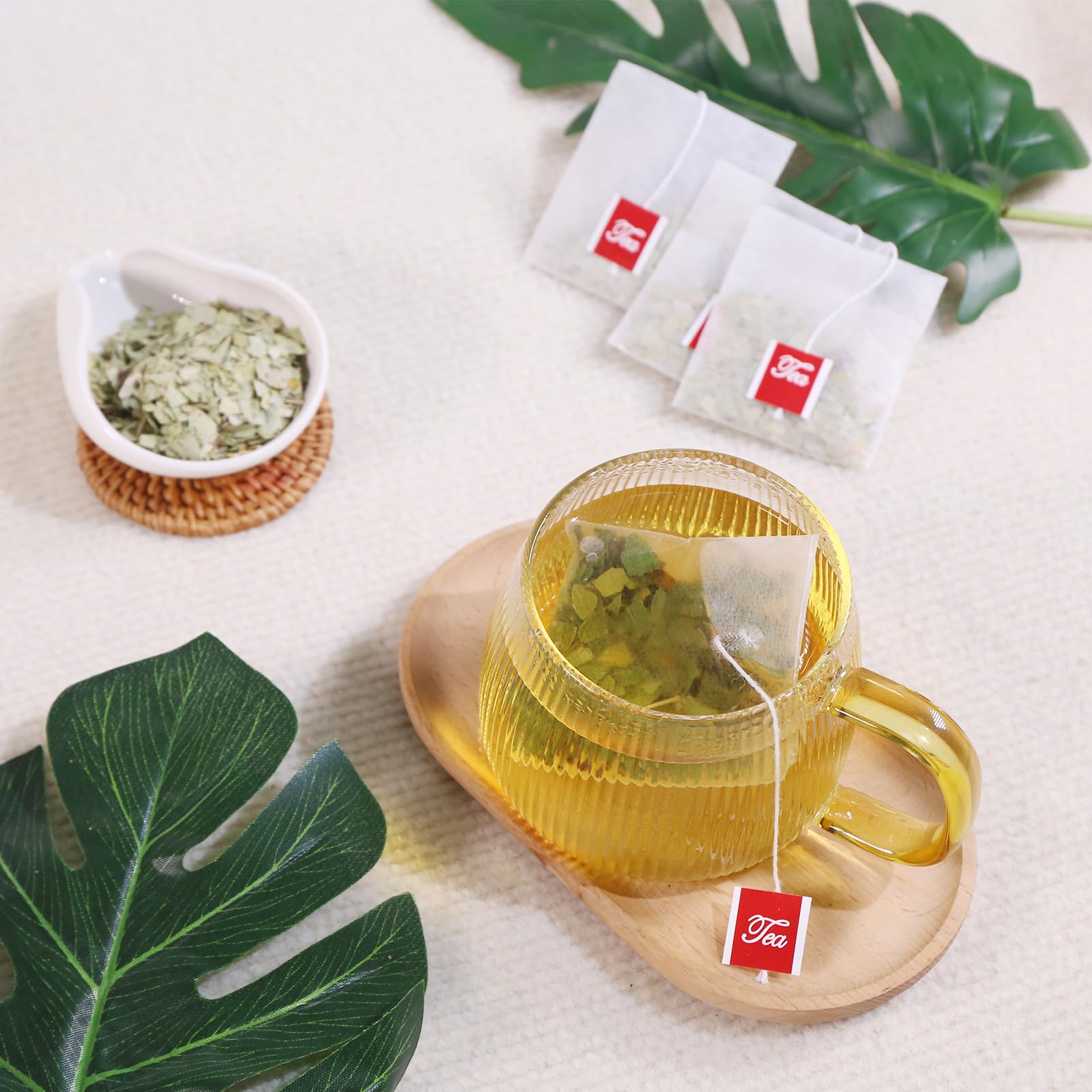 Steam rising from a TEARELAE Senna Tea cup inviting a calm moment.