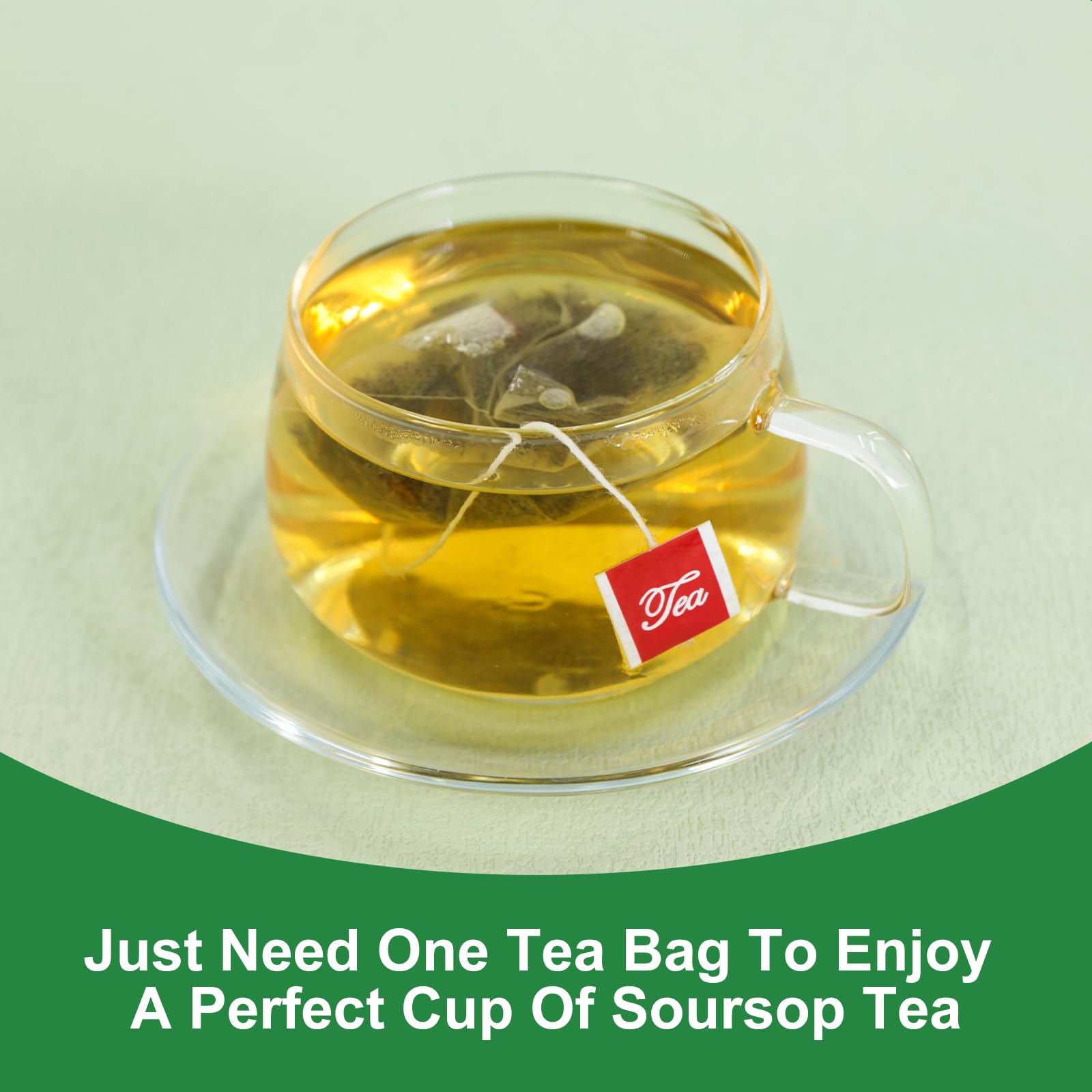 TEARELAE soursop leaves tea packaging highlights Thailand origin