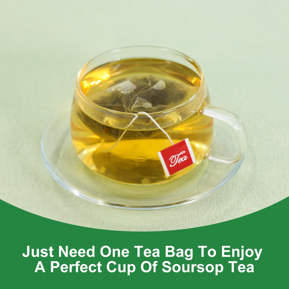 TEARELAE soursop leaves tea packaging highlights Thailand origin