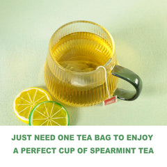 TEARELAE spearmint tea dried leaves preserve antioxidants for a vibrant infusion.