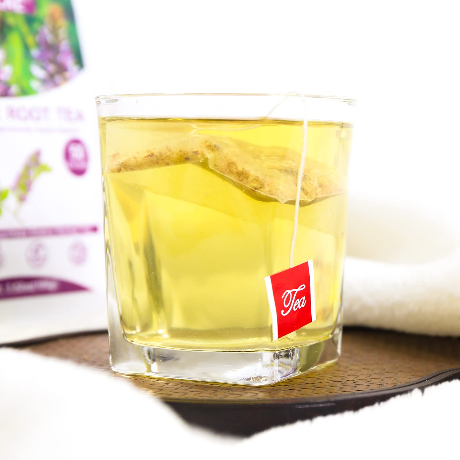 TEARELAE licorice infusion aroma, promising a naturally sweet taste