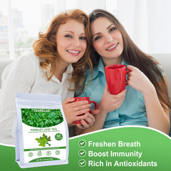 TEARELAE tea bag strings ultrasonically bonded for clean brew