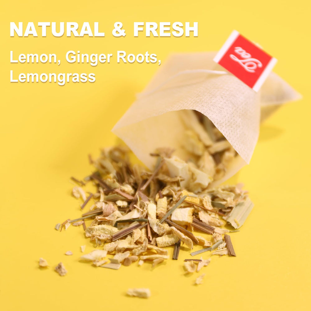 TEARELAE tea bags packaging close-up highlights pure ingredients and convenient daily brewing.