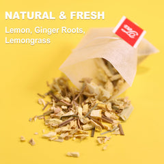 TEARELAE tea bags packaging close-up highlights pure ingredients and convenient daily brewing.