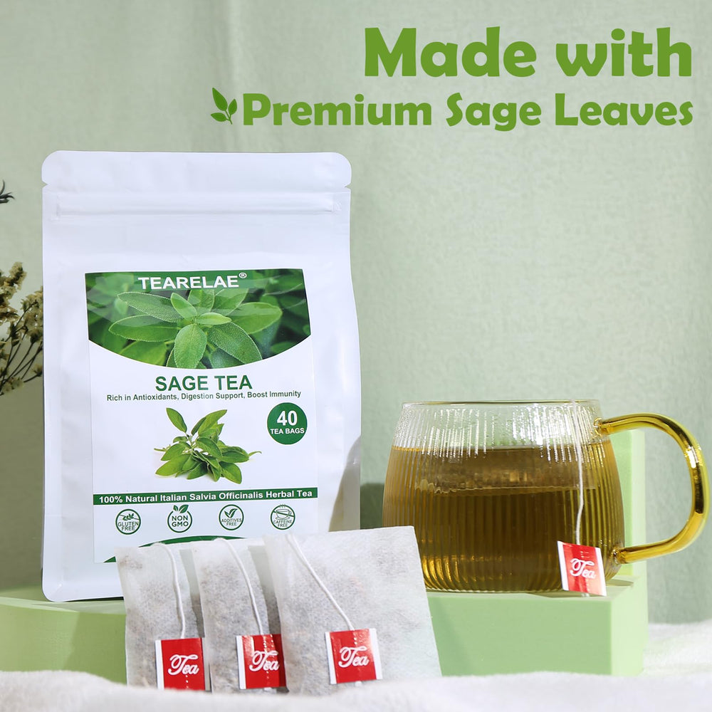 TEARELAE tea brewing in a cup with calming aroma and smooth taste