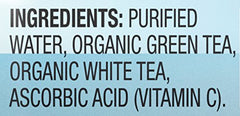 Teas' Tea on-shelf display bottle with clear labeling for quick selection.