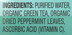 Teas' Tea ready-to-drink mint green tea poured over ice for cooling thirst.