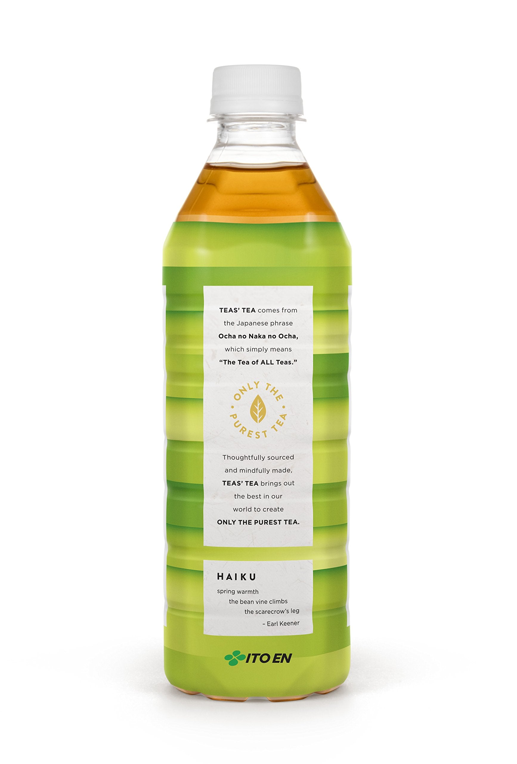 Packs of Teas' Tea Unsweetened Pure Green Tea shown in a 12-pack, convenient