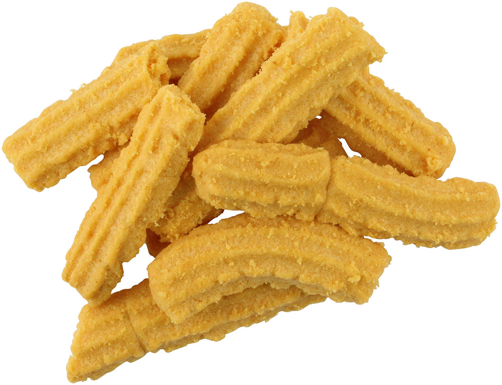 Teas Unique Southern Cheese Straws close-up highlights creamy cheddar bite.