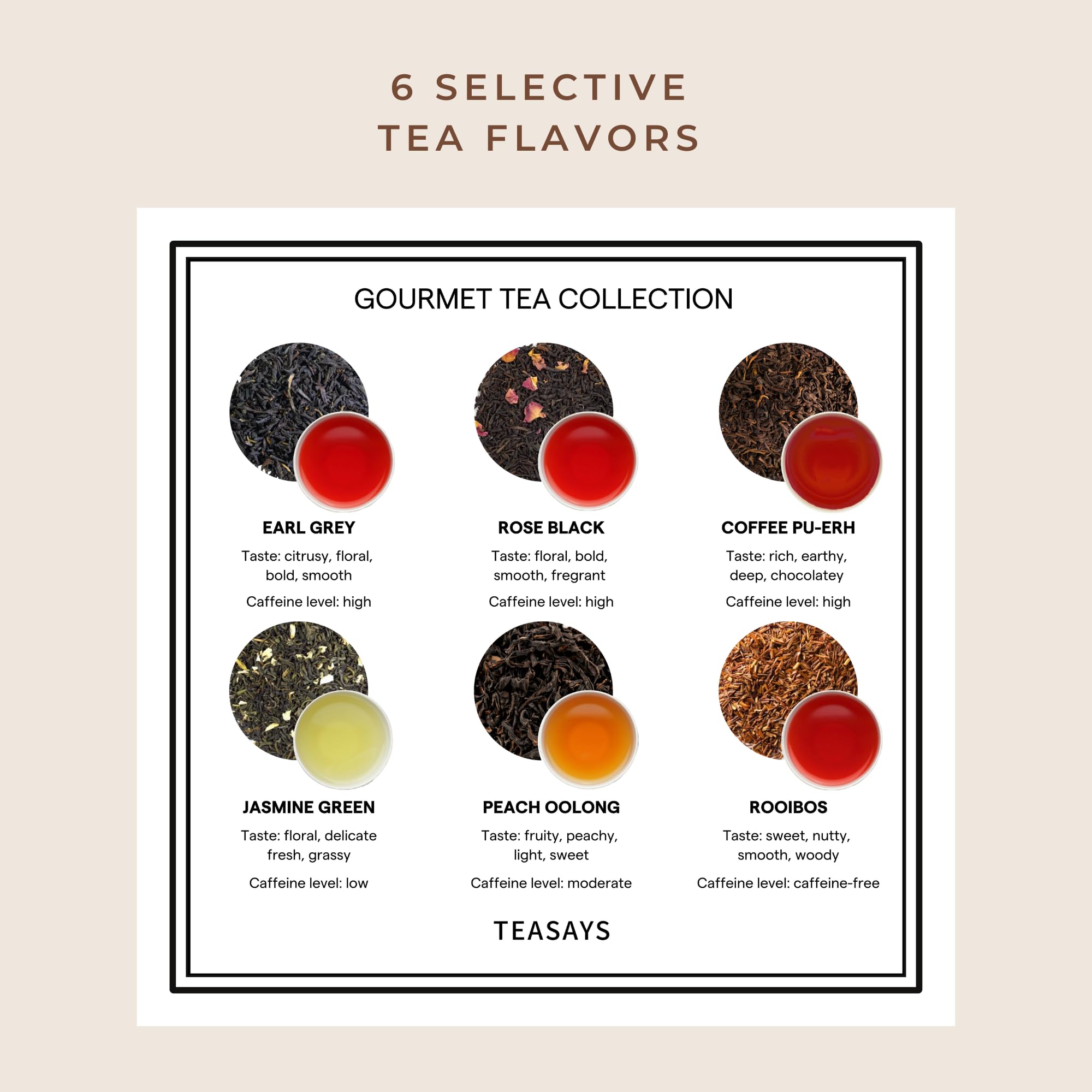 TEASAYS biodegradable plant-based tea bags support eco-friendly tea moments