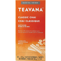 Teavana Classic Chai tea steeping for a rich, balanced cup.