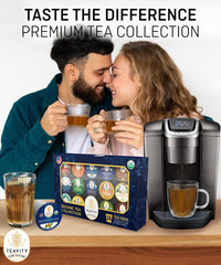 Teavity English Breakfast Tea Pods provide a bold morning cup.