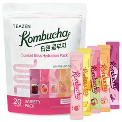 TEAZEN Sunset Bliss Pack front view for on-the-go hydration