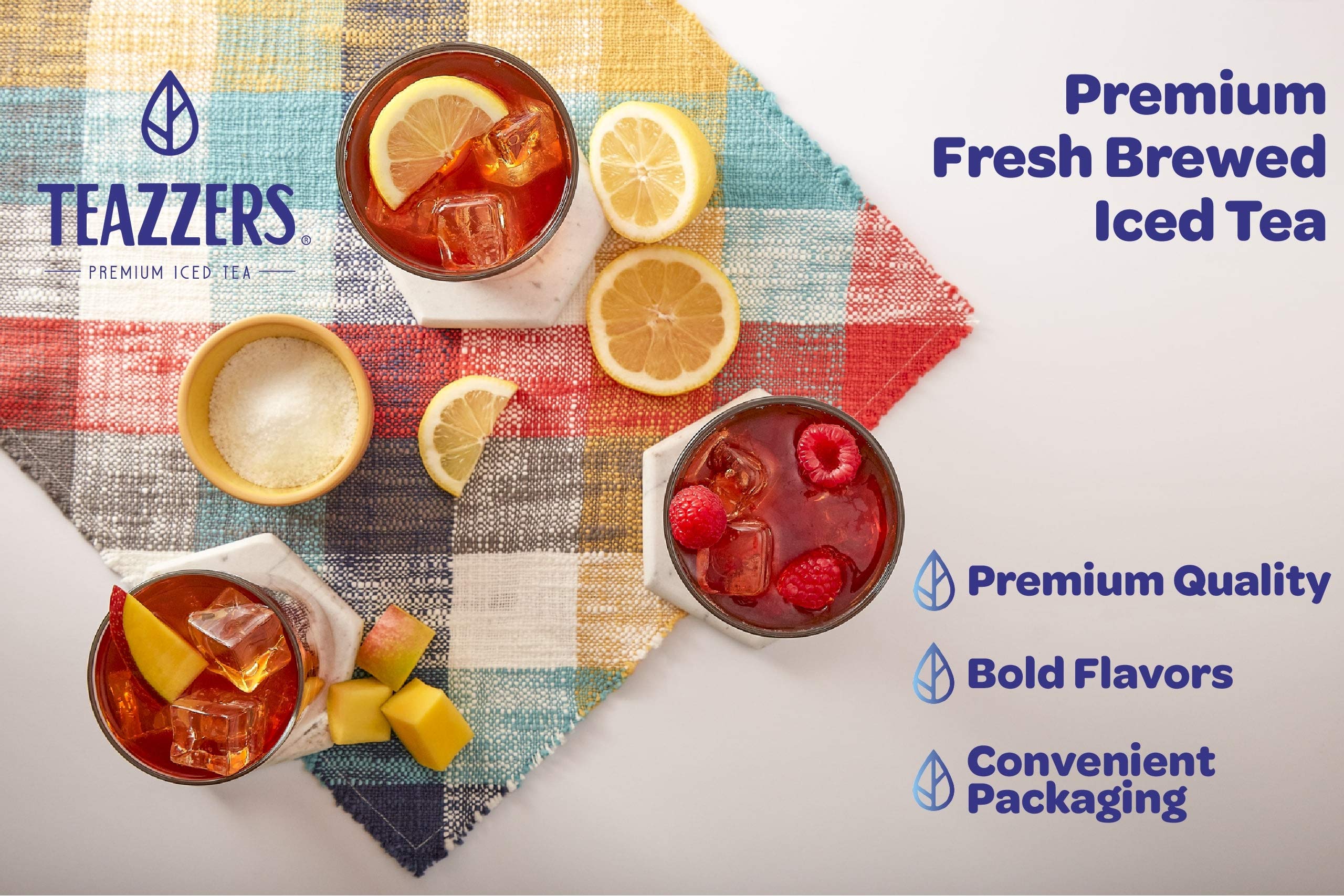 Teazzers USA-made green tea bags emphasize domestic sourcing.