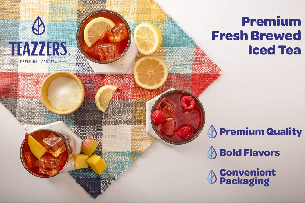 Teazzers USA-made green tea bags emphasize domestic sourcing.