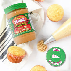 Teddie ingredients: peanuts close-up highlighting natural quality.